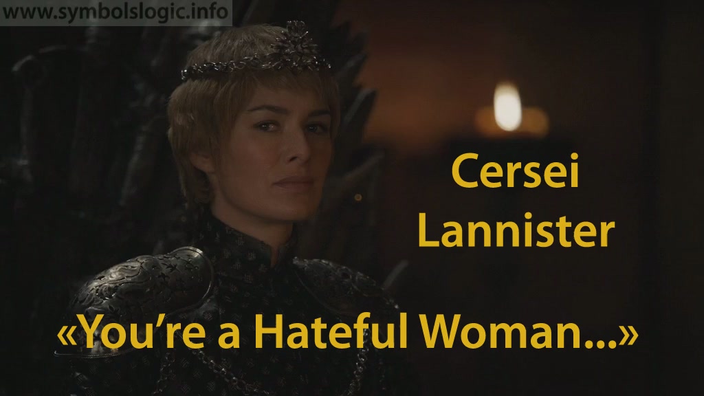 Video icon Cersei Lannister You're a Hateful Woman