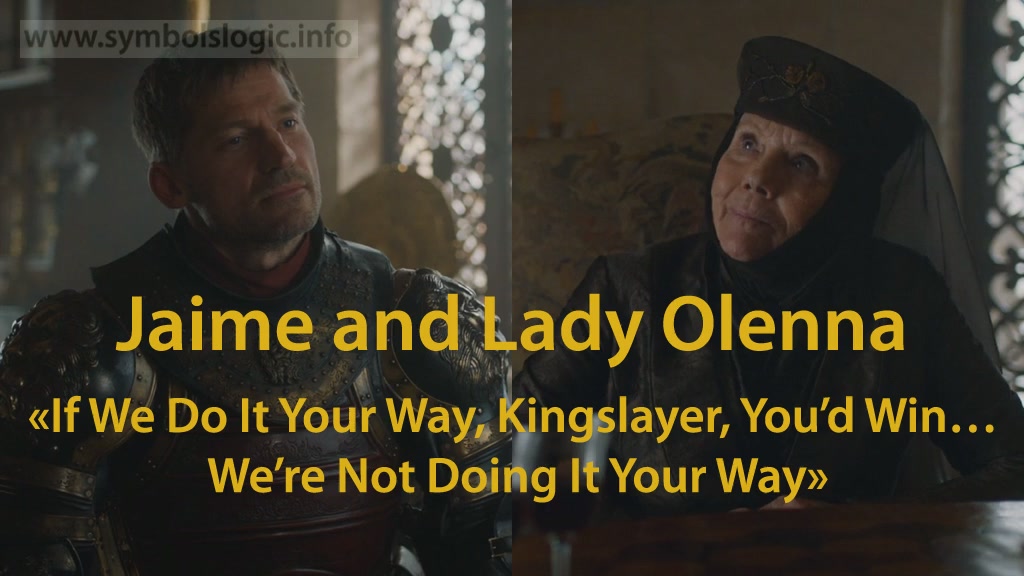 Video icon Jaime and Lady Olenna If We Do It Your Way, Kingslayer, You’d Win… We’re Not Doing It Your Way