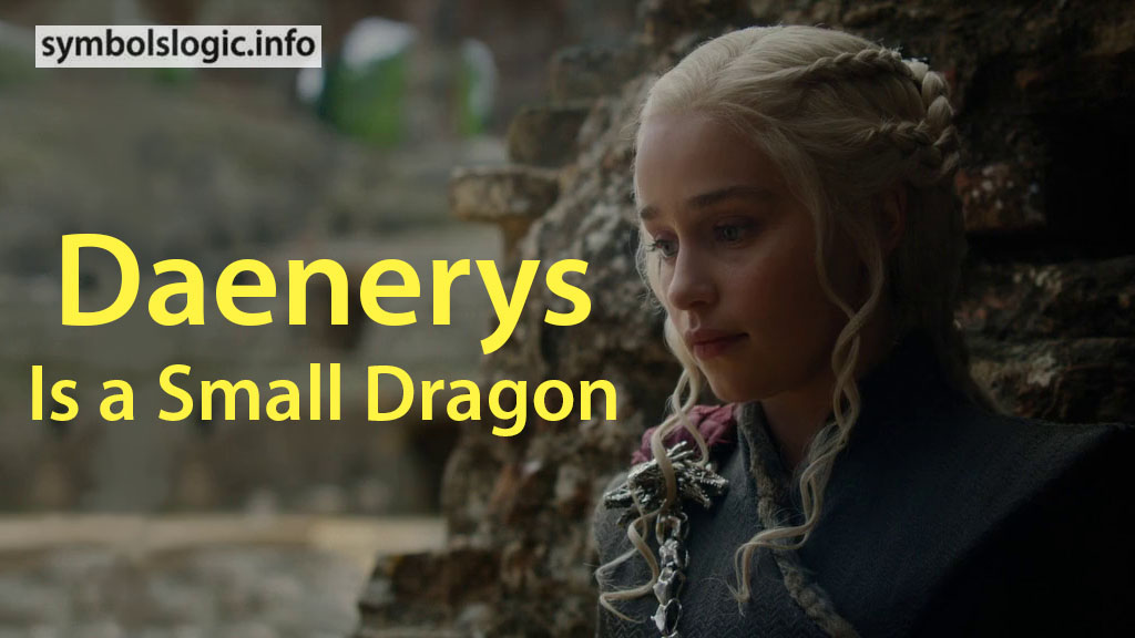 Video Icon with logo Daenerys Is a Small Dragon